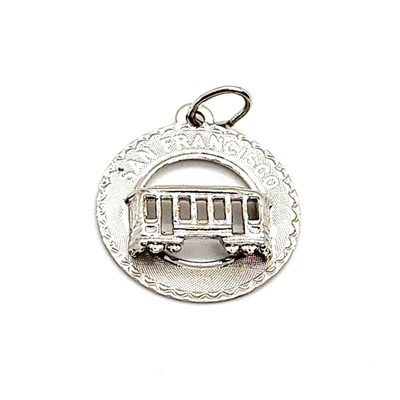 Vintage Jewelry - Sterling Silver Vintage San Francisco Charm